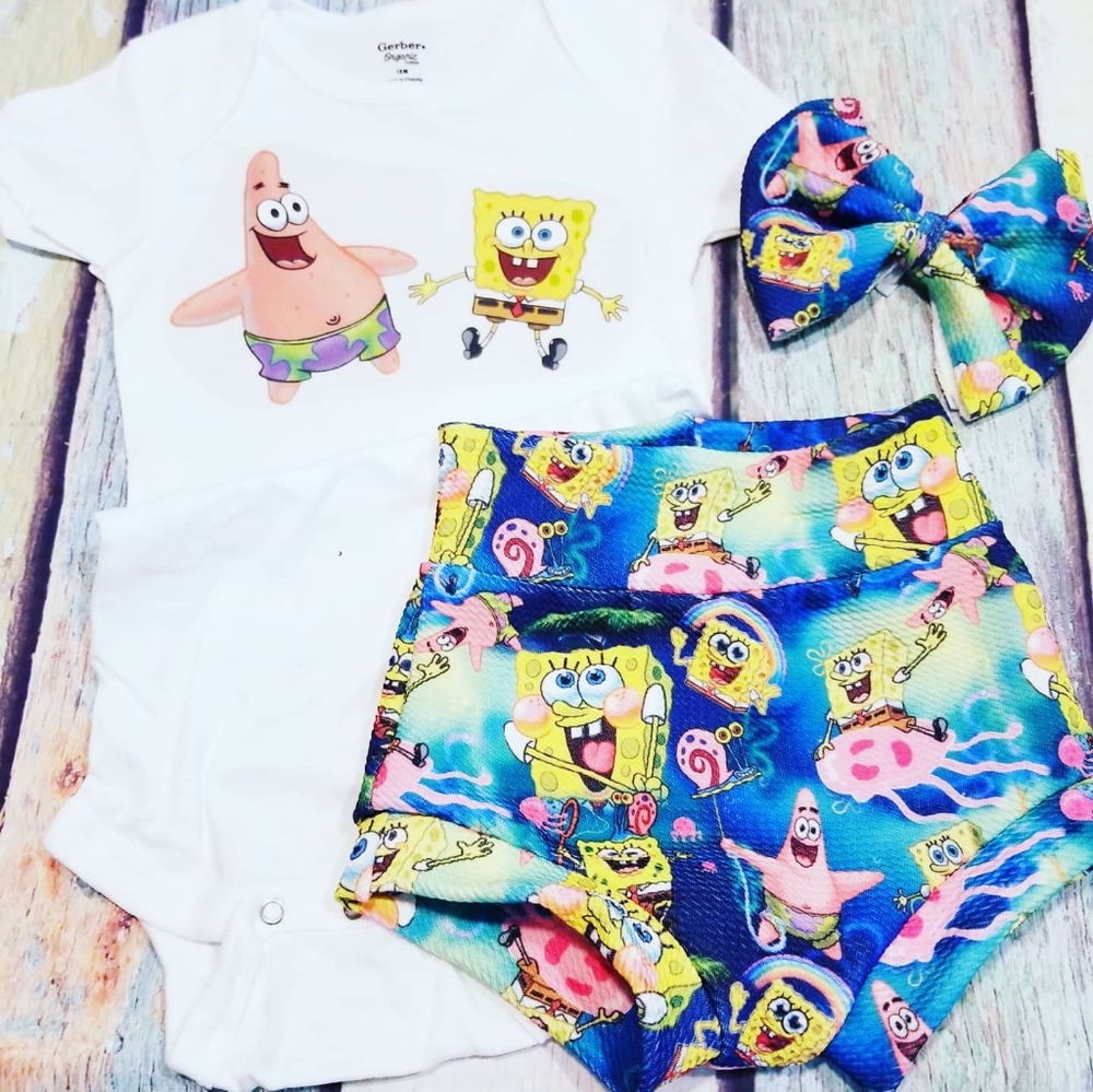 Spongebob 3 piece set